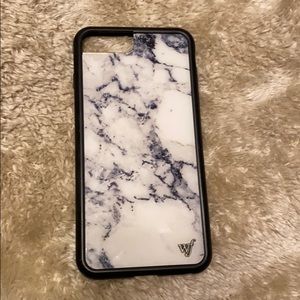 Marble WildFlower iPhone 8+ Case